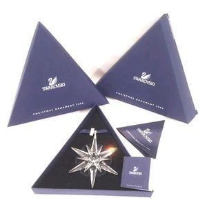 ❤️🌺NWT/NIB! 2005 RETIRED Swarovski Retired Christmas Ornament🌺❤️
